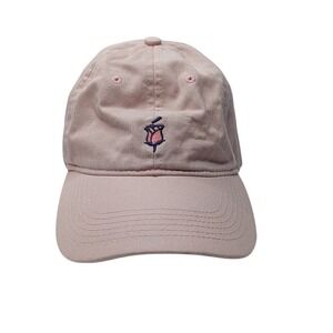Swish Baseball Cap Womens OS Pink Rose Bud Babe Embroidered Hat Adjustable
